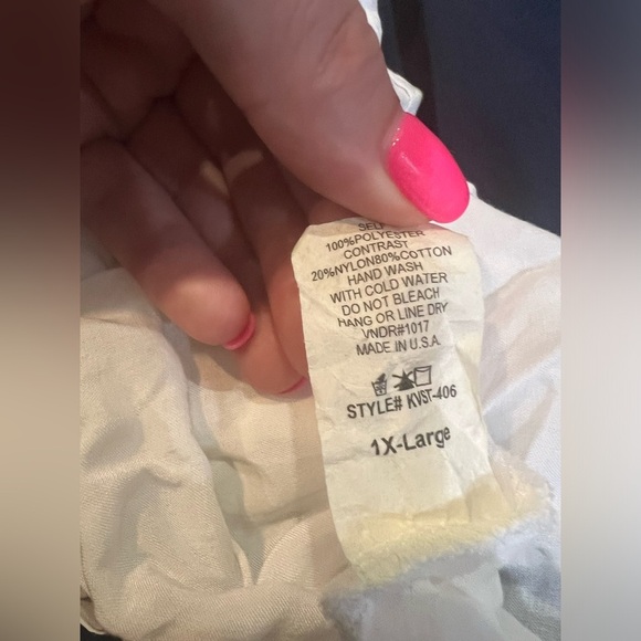 Vintage Havana Cream Tank Blouse Size 1XLarge FITS LIKE MEDIUM - Picture 3 of 5